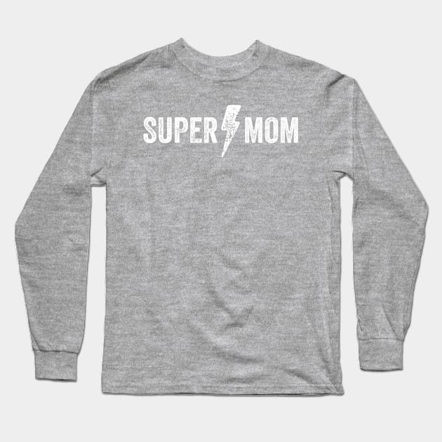 Super Mom - mother gift for heroes Long Sleeve T-Shirt by Panda Pope